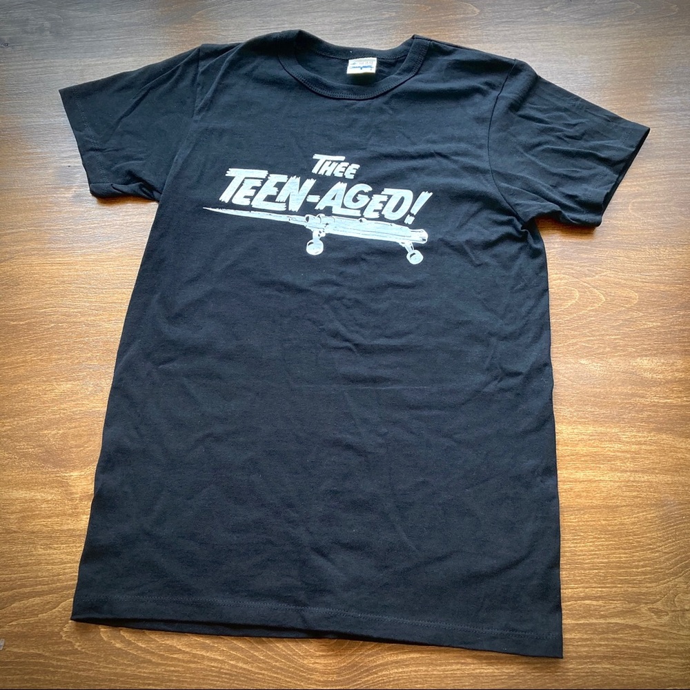 Thee Teen-Aged T-shirt Size Small Made in the USA